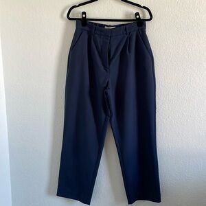 Abercrombie Curve Love Tailored Relaxed Straight Pant